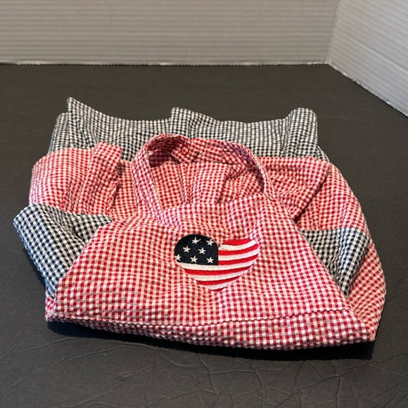 Baby Crew Sz 18M Patriotic Seersucker Dress - Picture 4 of 8